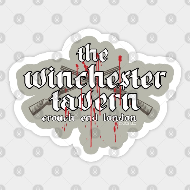 The Winchester Tavern New Sticker by LogoBunch